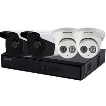海康威視2/6/8路200萬(wàn)網(wǎng)絡(luò)監(jiān)控設(shè)備套裝 POE高清家用錄音攝像頭全方位解析